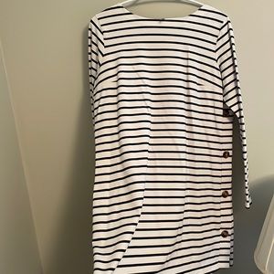 Seraphine nautical maternity nursing top side buttons